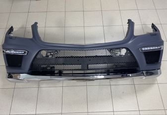 Бампер передний в сборе на Mercedes GL X166 амг пакет